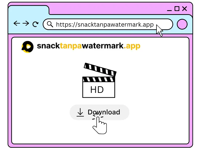 unduh video snack kualitas HD